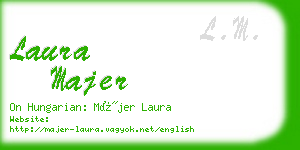 laura majer business card